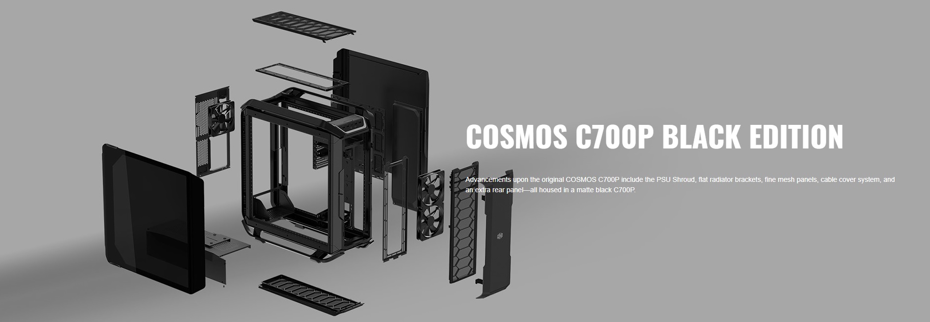 Case Cooler Master Cosmos C700P Black Edition (Mid Tower/Màu Đen) giới thiệu 3